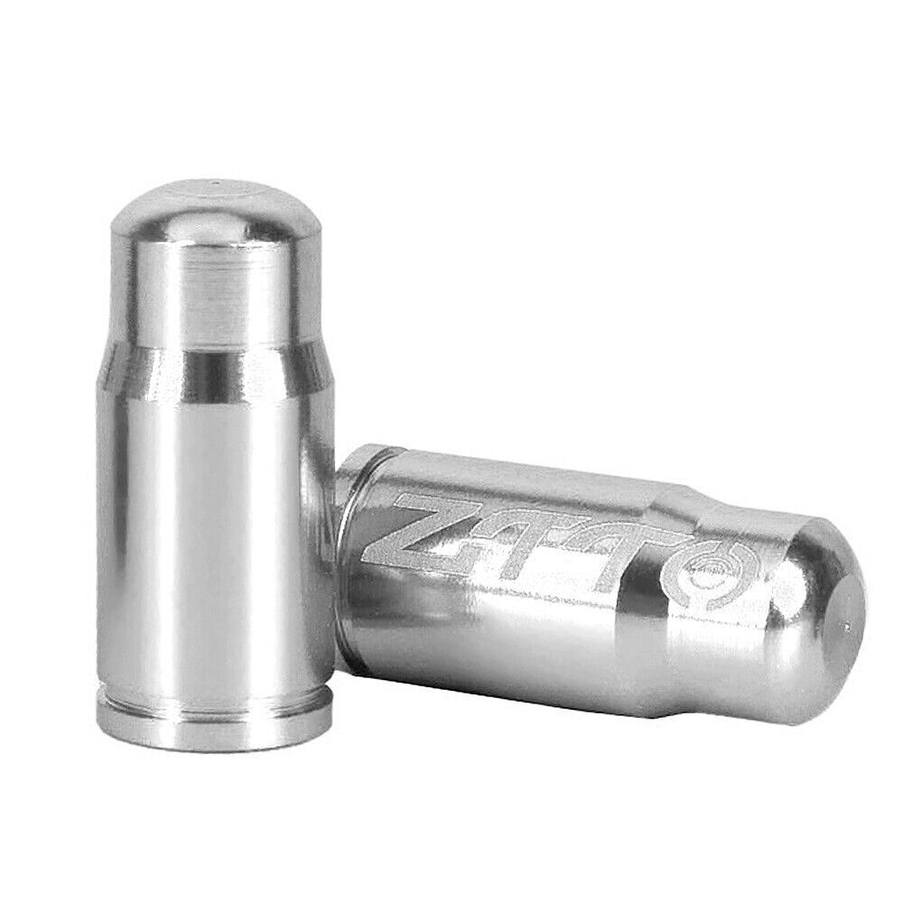 2x Bike Tube Aluminum Valve Caps MTB Road Bicycle Presta Tire Dust Cover