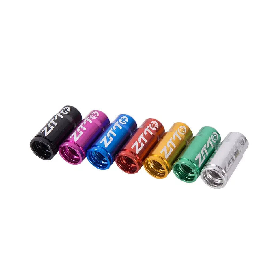 2x Bike Tube Aluminum Valve Caps MTB Road Bicycle Presta Tire Dust Cover
