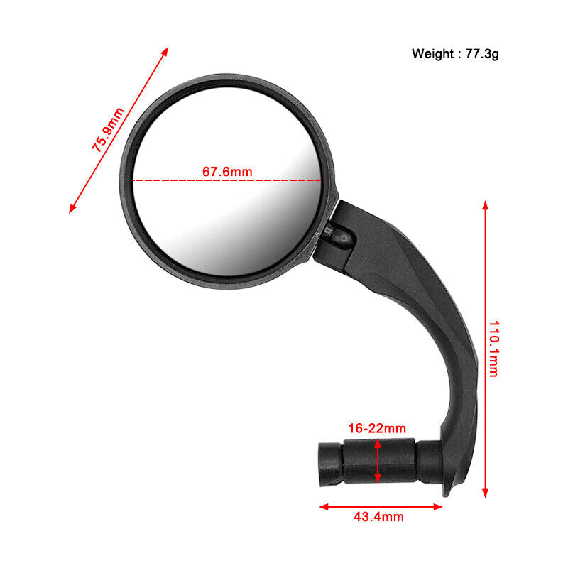 Bicycle Mirror Enhanced Safety and Visibility