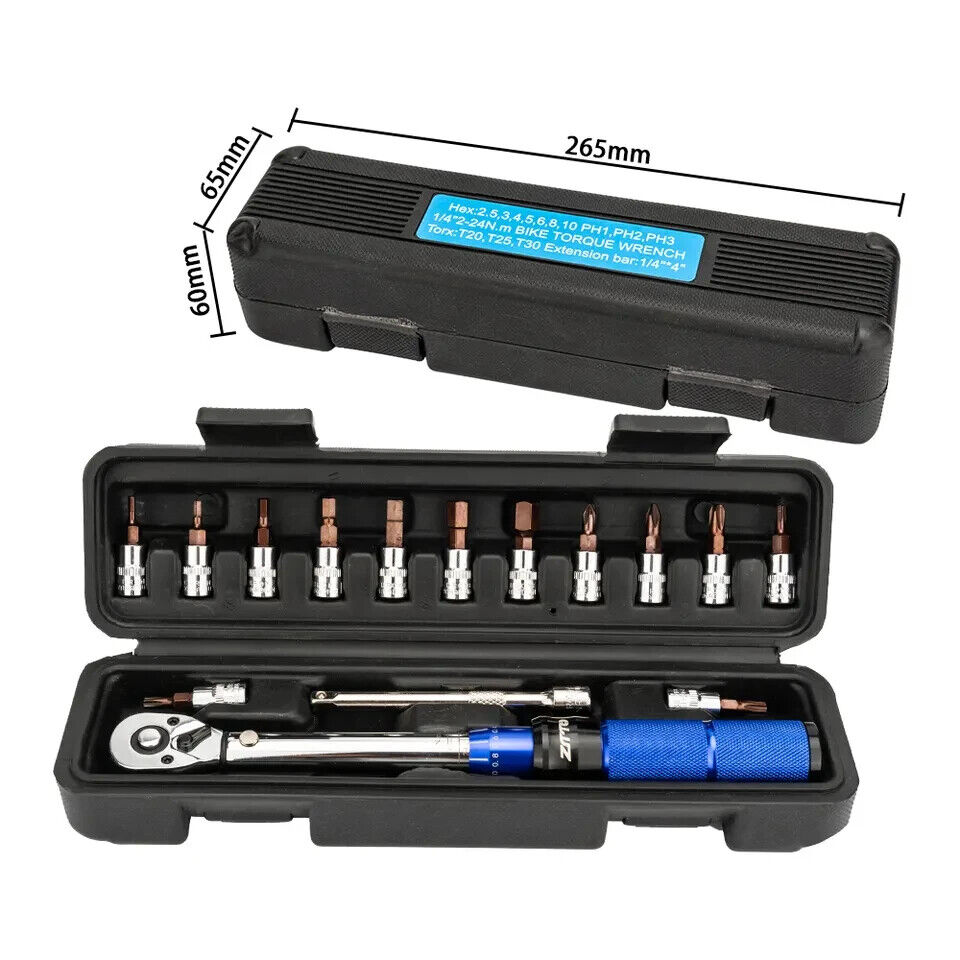 Torque Wrench Kit Bicycle Maintenance Repair Tool – Not Your Mom's