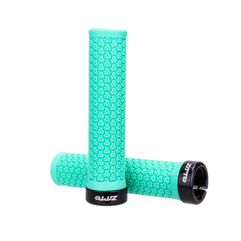 Rubber Grips Lock-On Shock-Proof Anti-Slip Bike Road MTB Comfort