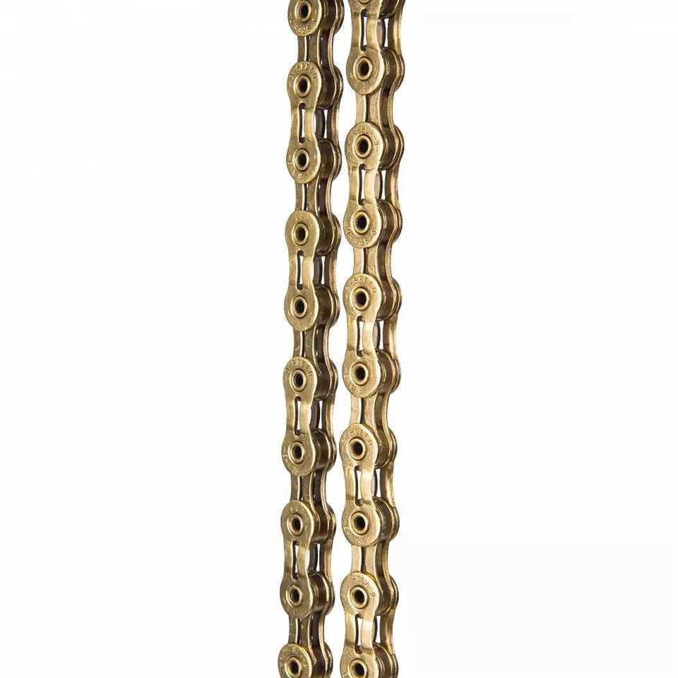 9 Speed Bicycle Chain Gold Road Mtb Mountain Bike Ultralight Full Hollow