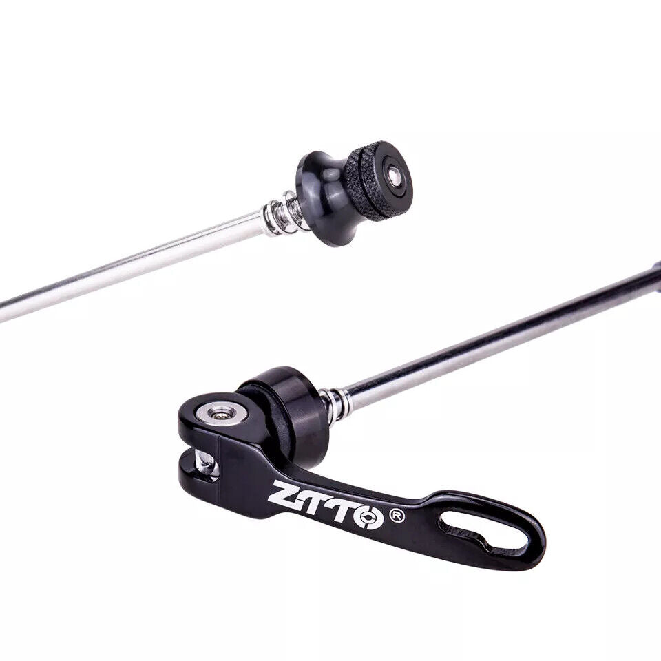 High-Quality Aluminum QR Bicycle Wheel Skewers - Front and Rear Set for MTB and Road Bikes