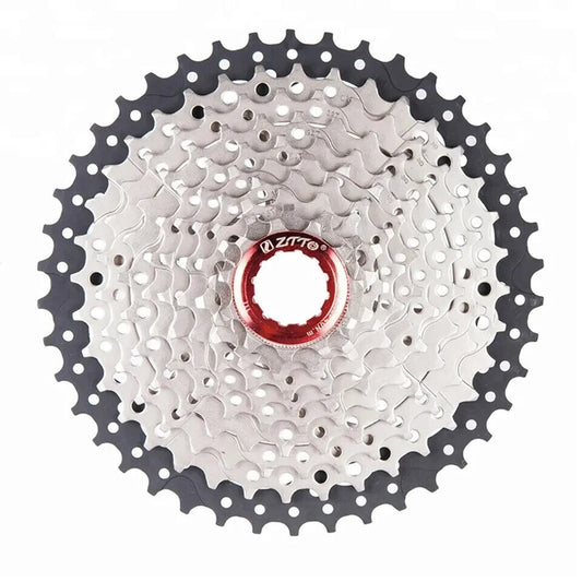 10-Speed Cassette 11-42T - Silver/Black MTB Mountain Bike Freewheel