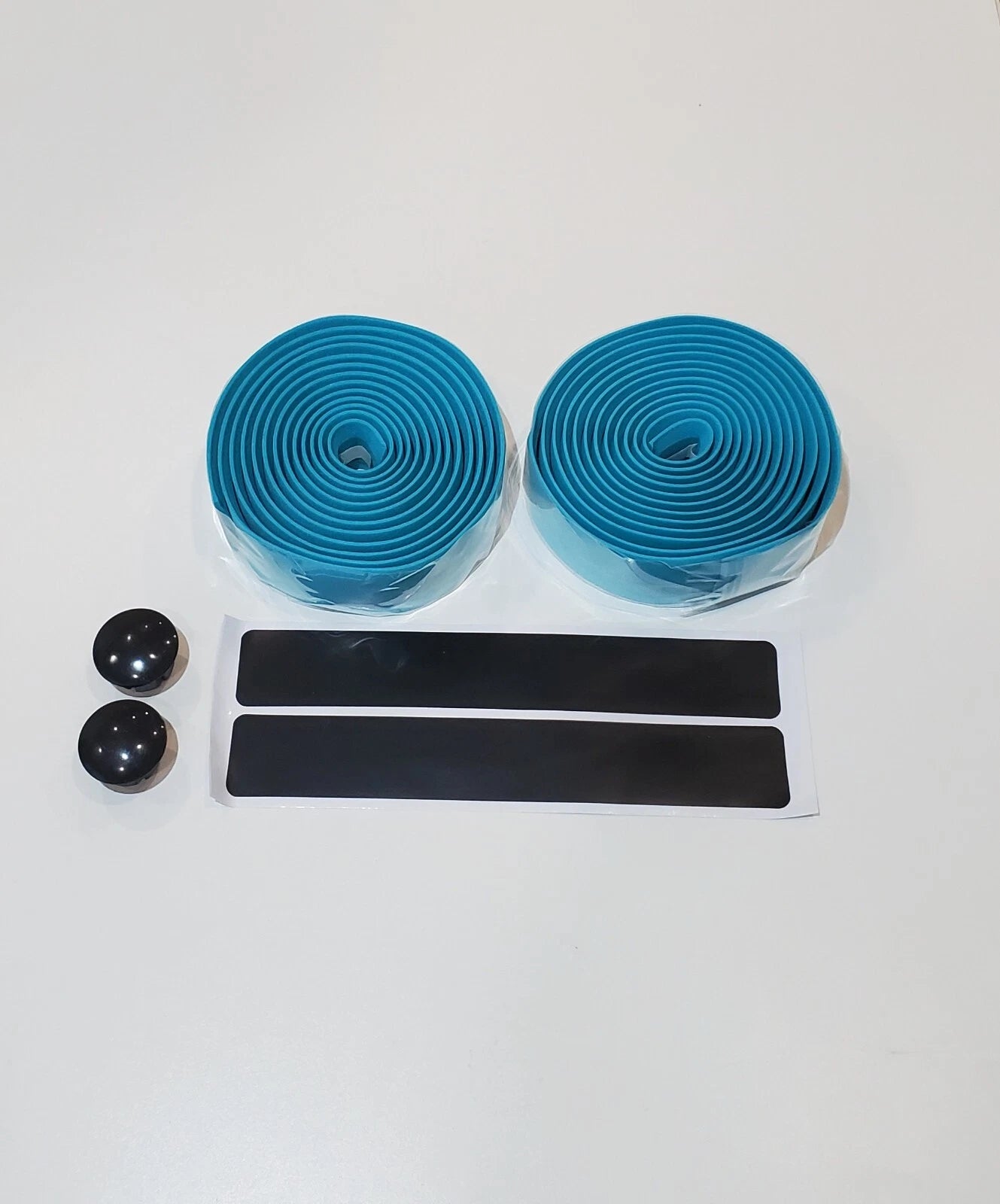 Bike Handlebar Tape - Premium Cushioned Bar Wrap with End Plugs