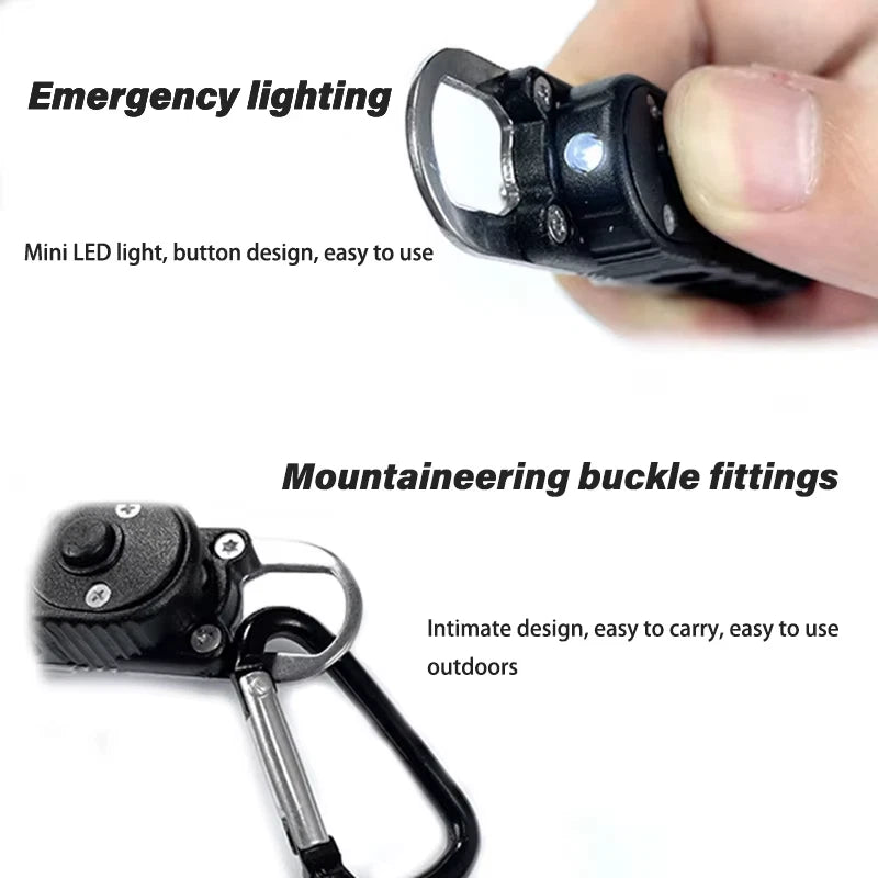 Keychain Multitool - Portable EDC Screwdriver Bottle Opener Hex Wrench
